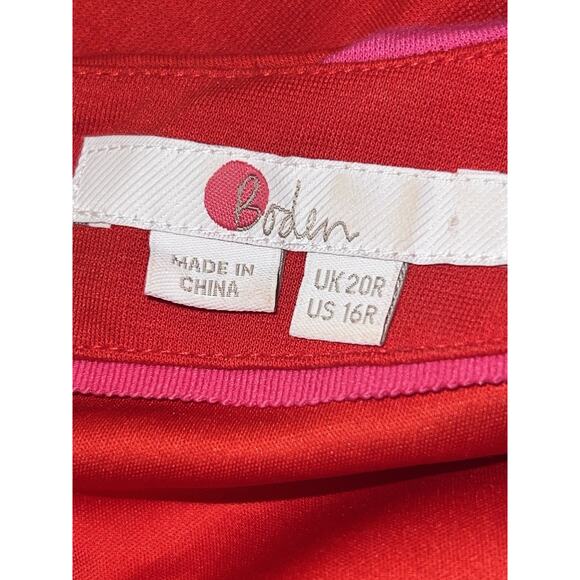 Boden Emily Ponte Fit & Flare Midi Dress, EUC, Size 16R Stretch Office Career - Picture 5 of 6